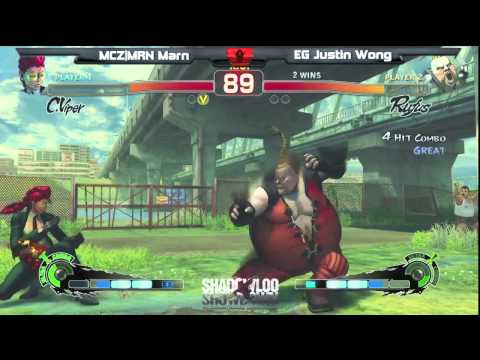 Shadowloo Showdown 2k12 USA Qualifiers: AE2012 Grand Finals MCZ|MRN Marn Vs. EG Justin Wong
