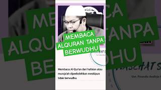 Download lagu MEMBACA ALQURAN TANPA BERWUDHU, Nasehat Ustadz Firanda Andirja Hafizahullah #ustadzfirandaandirja mp3 Download lagu MEMBACA ALQURAN TANPA BERWUDHU, Nasehat Ustadz Firanda Andirja Hafizahullah #ustadzfirandaandirja mp3