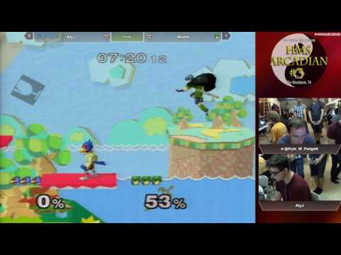 HMSArc3 Pools: AlyJ (Falco) vs Worth (Marth)