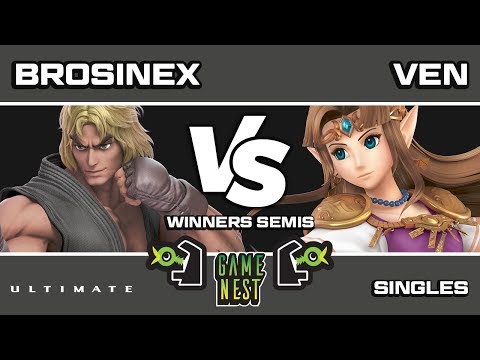 Game Nest Smash It Up: Brosinex (Ken) vs Sugoi | Ven (Zelda) - Winners Semis