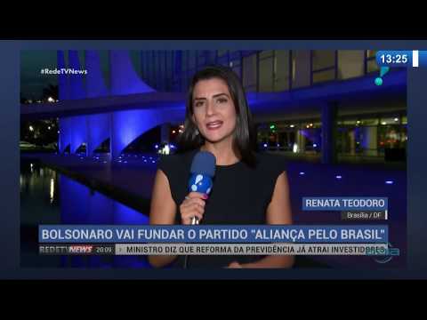 O DIA NEWS 13 11 2019  Jair Bolsonaro vai fundar o partido "Aliança Pelo Brasil"