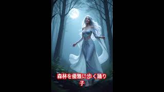森林を散歩する踊り子💃