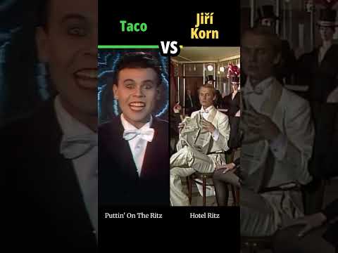 TACO vs JIŘÍ KORN - Hotel Ritz / Puttin' On The Ritz - #hudba #shorts #versus
