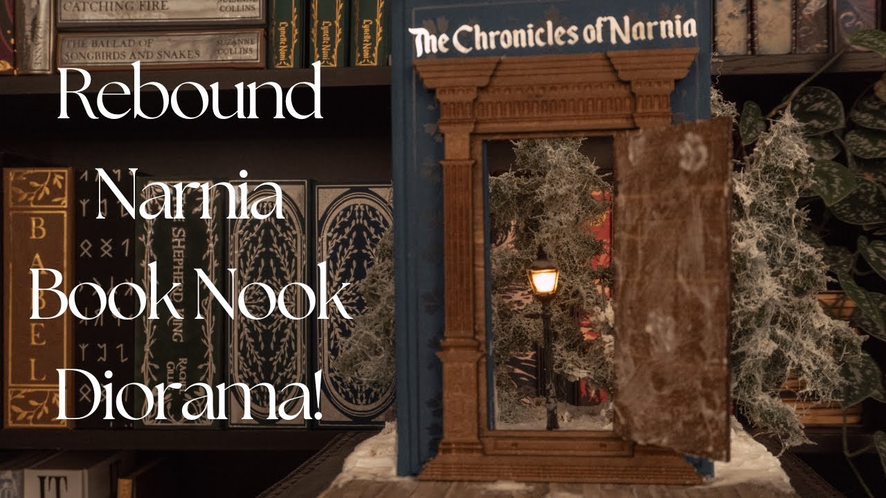 DIY Rebound Narnia Book Nook Diorama!