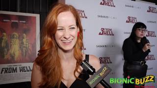 Christine Weatherup Interview at 3 from Hell Premiere video