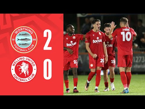 Aguiar STUNNER secures the win | Worthing 2 Welling United 0 | Highlights