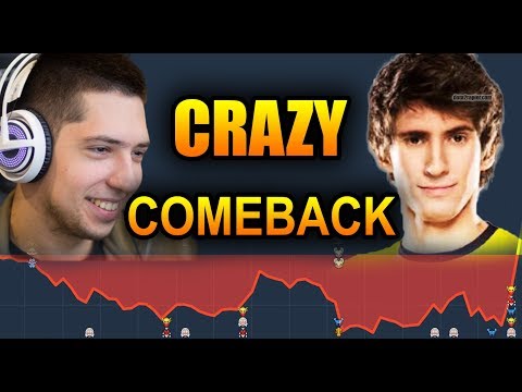 CRAZY COMEBACK EVER - Dendi ft W33 Dota 2