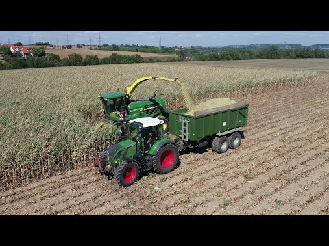 Maishäckseln 2020 | John Deere 7750i | 2x Fendt 516 Vario, 714 Vario, 712 Vario, 412 Vario, 310 LSA