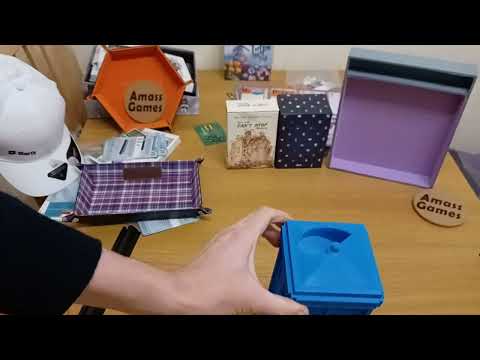 Dice distancing #123 how far do dice roll do you need a dice tray? AmassGames Can't Stop board game