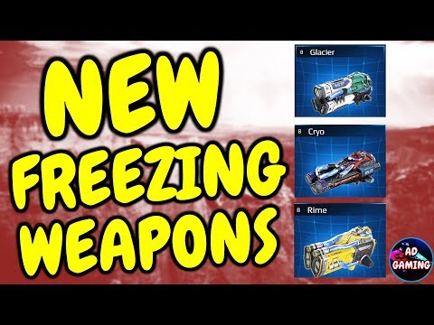 New CRYOGENIC WEAPONS - RIME, CRYO, GLACIER GAMEPLAY - War Robots Test Server