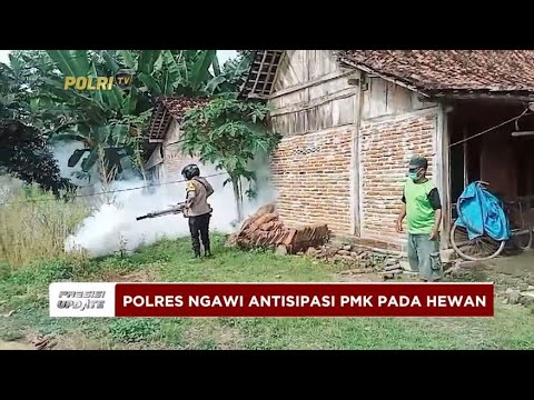 PRESISI UPDATE: POLRES NGAWI ANTISIPASI PMK PADA HEWAN 24/01/2025 14.00