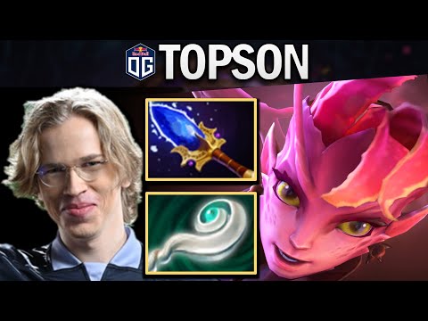 OG.TOPSON DARK WILLOW WITH AGHS-EULS - DOTA 2 7.27 GAMEPLAY