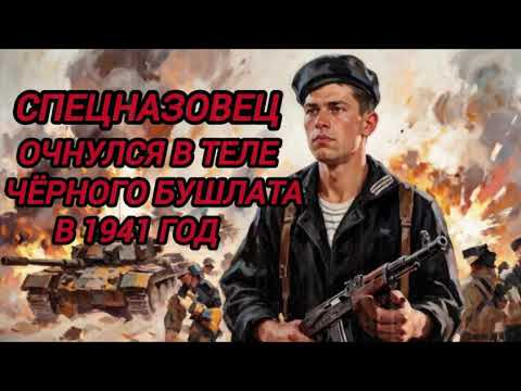 АУДИОКНИГА ПОПАДАНЦЫ ПОЛНОСТЬЮ: СПЕЦНАЗОВЕЦ ОЧНУЛСЯ В ТЕЛЕ ЧЁРНОГО БУШЛАТА В 1941 ГОД