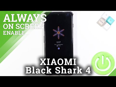 How to  Turn On Always on Display on XIAOMI Black Shark 4 - Activate Always On Display