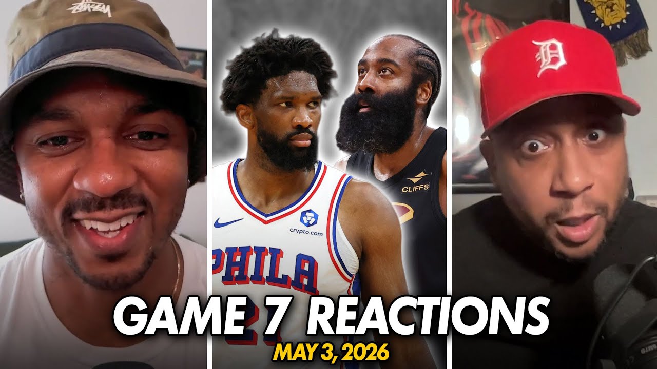Game 7 Reactions! Embiid punks Joe Mazzulla, Harden's Cavs vs. Raptors, Cade's Pistons vs. Magic