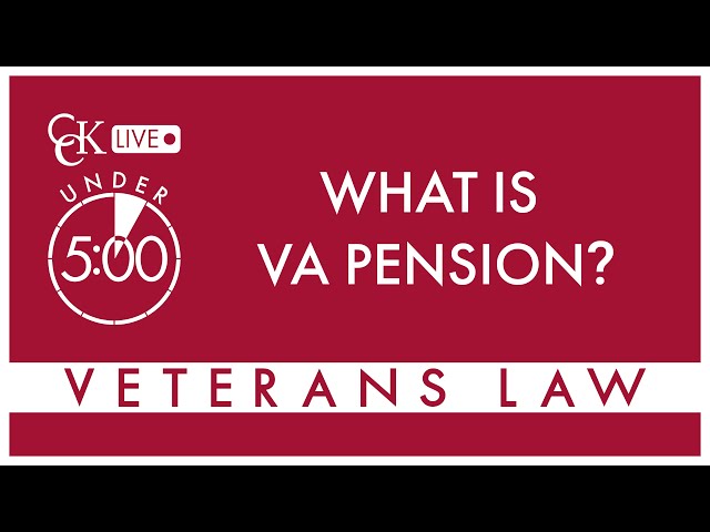 VA Pension and Eligibility Explained