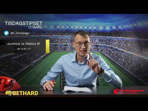 Speltips: Juventus - Atlético Madrid & Manchester City - Schalke 04 12/3
