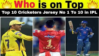Indian Cricketers Jersey No from 1 To 10 || #cricketcrush #RCB #CSK #LSG #MI #RR #PBKS #GT #SRH #KKR