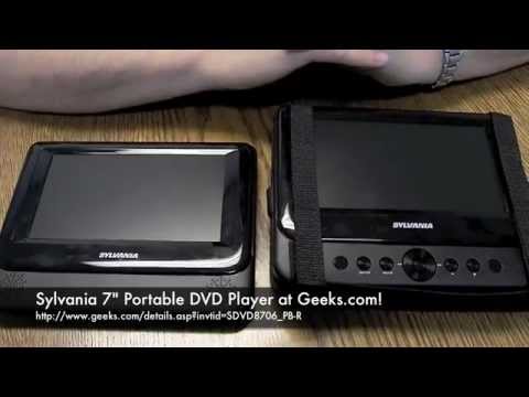 Sylvania 7" portable DVD player at Geeks.com!