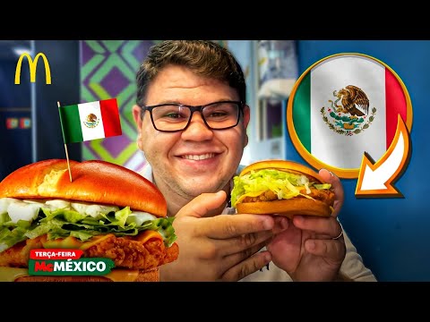 PROVAMOS O McMéxico | Novo Lanche da Copa do Mundo 2022 | McDonald's