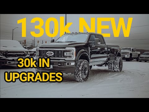2023 Ford F450 Gets a $30K Makeover with 4\" BDS Lift & 24\" American Force Wheels