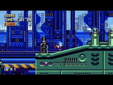 Sonic Mania: Metallic Madness Zone Act 1 (Sonic) [1080 HD]