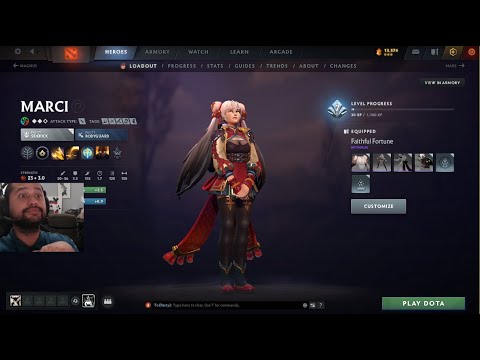 Best Marci Build- Hyper heal your Carry (Slark)  7.37d Rank 1 Archon Dota 2 Gameplay Support Main