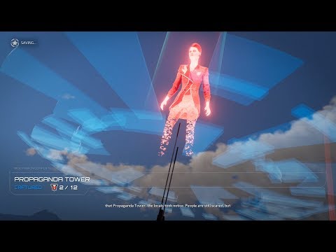 Crackdown 3 Walkthrough 8 Propaganda Tower - Road Race - Defense Turrets