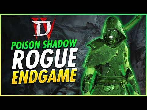 Best Rogue Poison Shadow Build For End Game Is CRAZY! 50-100 Guide - Diablo 4