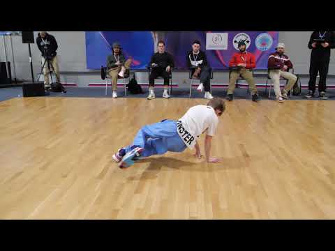 top16 11-13 bboy Easy vs Monster - брейкданс, Чемпионат Москвы