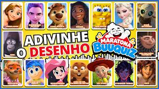 🔊 ADIVINHE PELA MÚSICA | 🐶🚂 Edição: Desenhos Infantis | Maratona BuuQuiz | #quiz