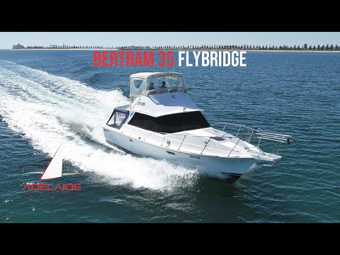 Bertram 35 Flybridge - New Engines