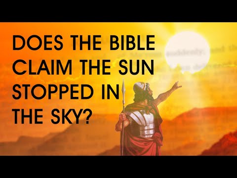 Did the Sun Stop Moving (Joshua 10)?