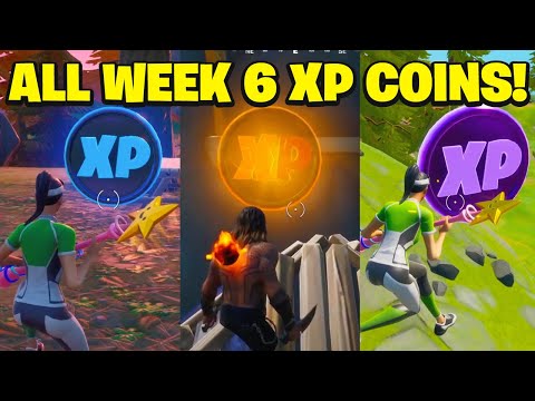All Week 6 Xp Coins Locations In Fortnite Chapter 2 Season 3 - Guide
