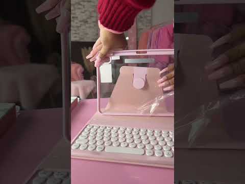 iPad 10th generation pink keyboard case 🔥 #shorts #pinkipad