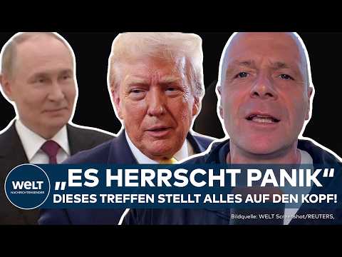 UKRAINE-KRIEG: Trump und Putin treffen sich im Kreml! "Es herrscht Panik" bei den Ukrainern