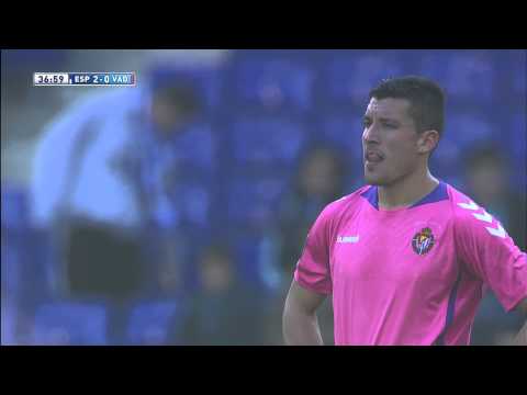 Gol de Stuani (2-0) en el RCD Espanyol - Real Valladolid - HD