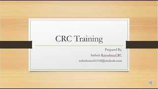CRC Introduction
