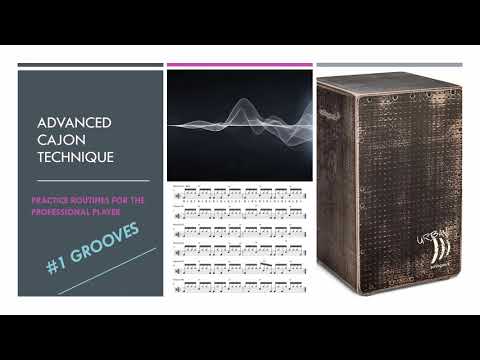 Advanced Cajon Technique // Practice Routines #1 Grooves