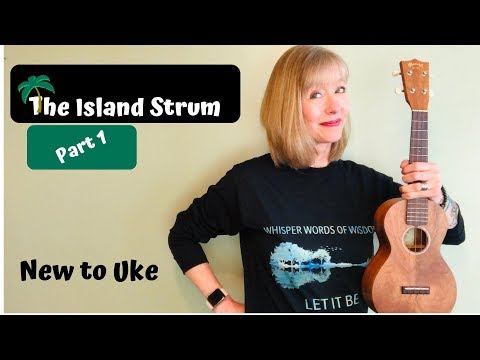 Beginning Ukulele Tutorial - Learn the Island Strum - Part 1