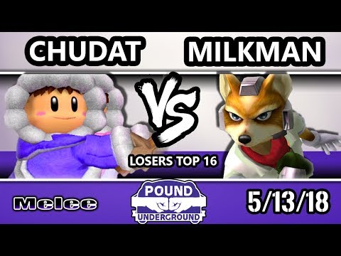 Pound Underground - Liquid ` ChuDat (Ice Climbers) Vs. OES | MilkMan (Fox) Smash Melee Losers Top 16