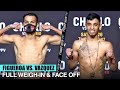 BRANDON FIGUEROA & DAMIEN VASQUEZ WEIGH IN & GO FACE TO FACE ONE DAY AWAY FROM FIGHT!