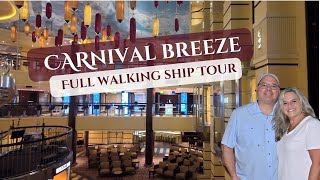 Carnival Breeze Full Ship Tour 2025 | Tips & Deck-by-Deck Walkthrough, Sports, Serenity Deck & More!