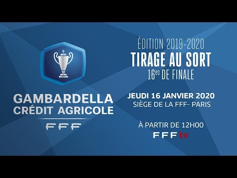 Coupe Gambardella-Crédit Agricole : Le replay du tirage des 16es de finale I