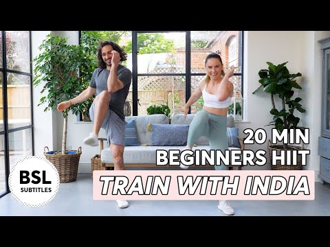Train with India | 20 min Beginners HIIT with Joe