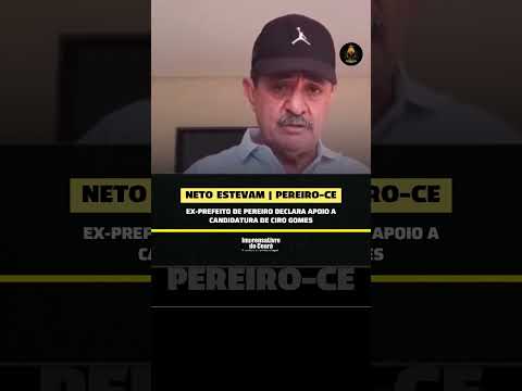 Ex-prefeito do município de Pereiro, interior do Ceará, declara apoio politico a Ciro Gomes