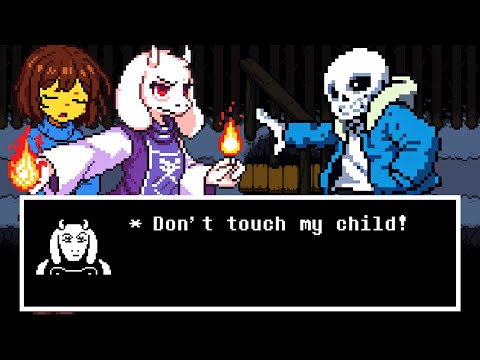Undertale, but Toriel Protects Frisk at ALL COSTS