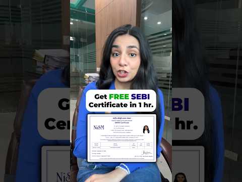 Get SEBI & NISM Certified For FREE!