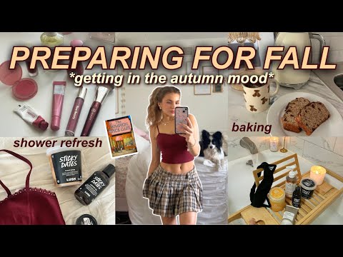 how to PREPARE FOR FALL 🍂 self care shopping, baking, & embracing fall