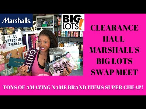 Marshall’s Big Lots & Swap Meet Clearance Haul 3/17/19~Amazing Clearance Finds~Amazing Mark Downs 😍 Video